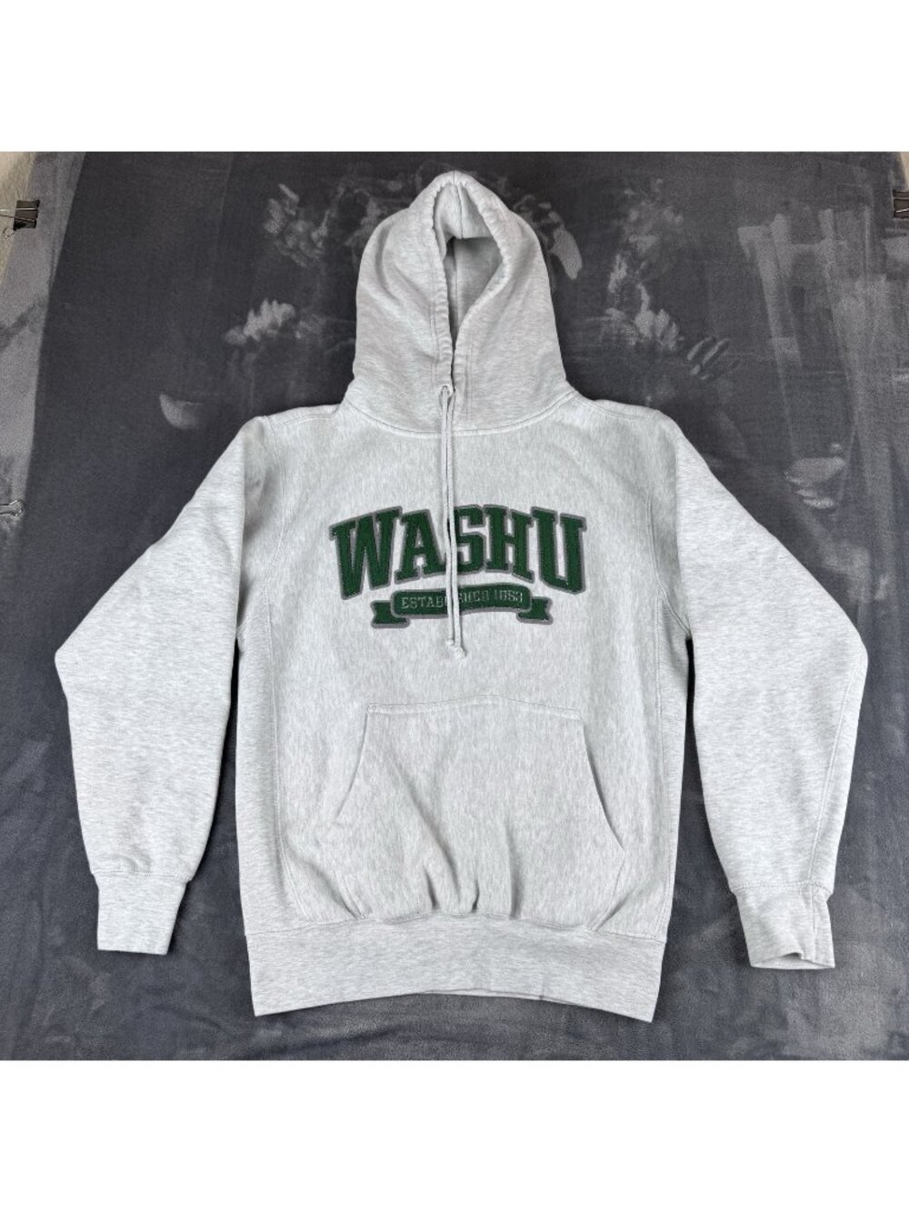 Washington University St. Louis Sweatshirt MV Sport Pro Weave Small Hoodie Washu